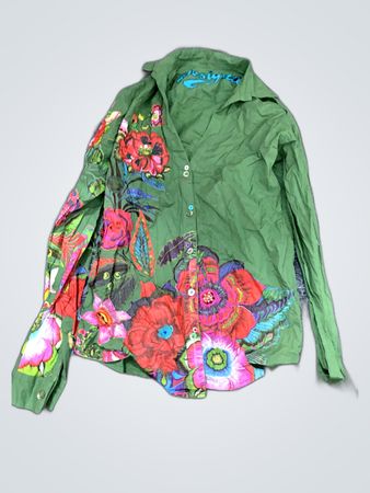 Printed Floral Long Sleeve Blouse