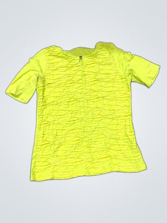 Yellow Ruffle Blouse