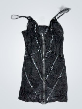 Unbranded Black Sheer Lace Camisole Top
