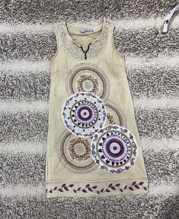 Anany Sleeveless Printed Mini Dress