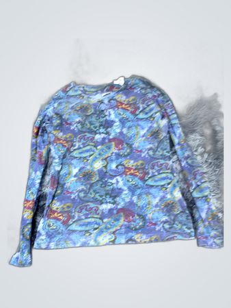 Multicolor Tie-Dye Long Sleeve Top