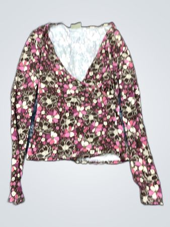 Floral Wrap Blouse