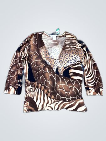 Animal Print Sweater