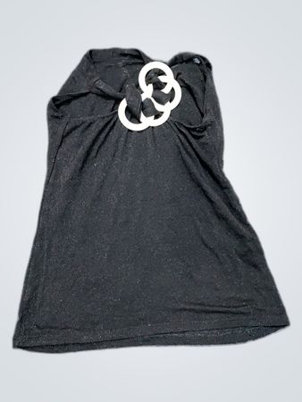 Unbranded Black Ring Detail Tank Top