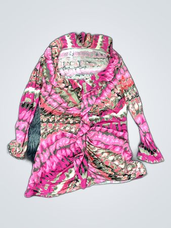 Printed Long Sleeve Blouse