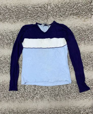 Fishbone Long Sleeve V-Neck Top