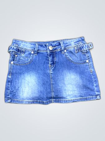 Denim Mini Skirt