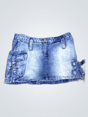 GAP Denim Cargo Mini Skirt