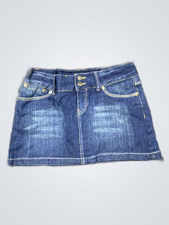 Denim Mini Skirt