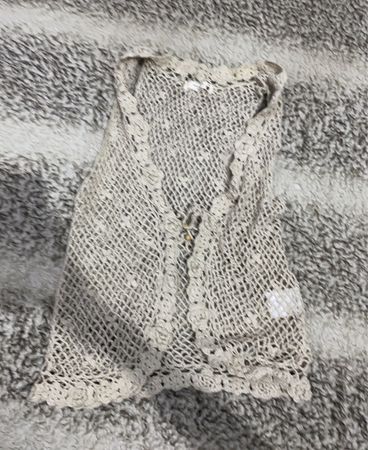 Crochet Lace Cardigan Vest
