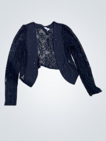 Black Lace Cardigan