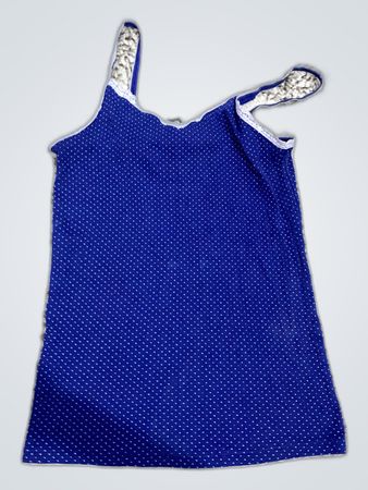 Unbranded Navy Lace Trim Camisole