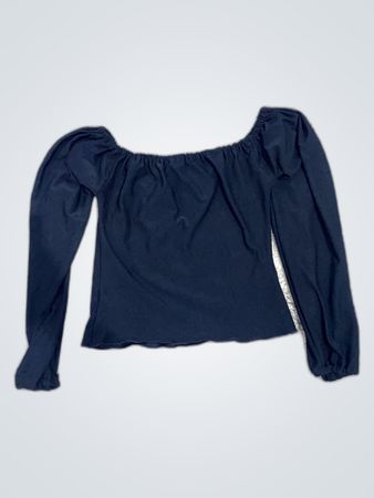 Zara Black Off-Shoulder Blouse
