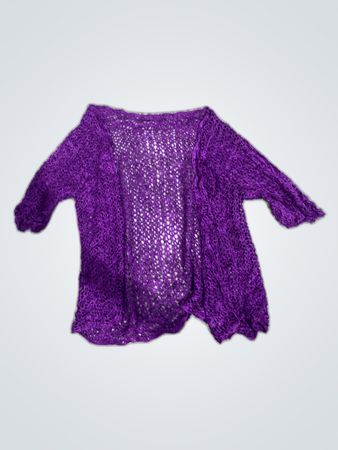 Purple Knit Sweater