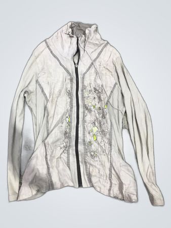Gray Zip-Up Hoodie