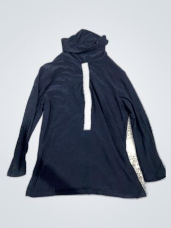 Navy Blue Long Sleeve Turtleneck