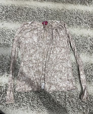 Blouse with Floral Pattern