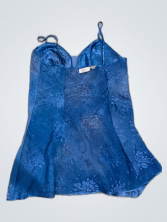 Zara Blue Floral Slip Dress