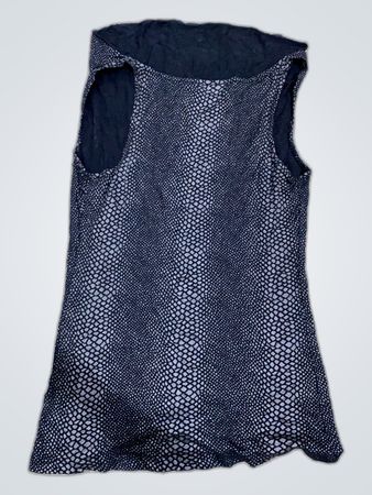 Black Mesh Sleeveless Top