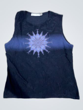 Graphic Print Sleeveless Tank Top