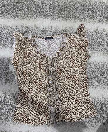 Liberty Leopard Print Blouse