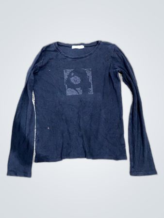 Celine Long Sleeve Graphic T-Shirt