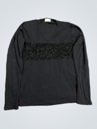 KIABI Black Long Sleeve Top