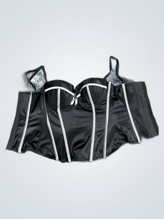 Unbranded Black Bustier Corset Top