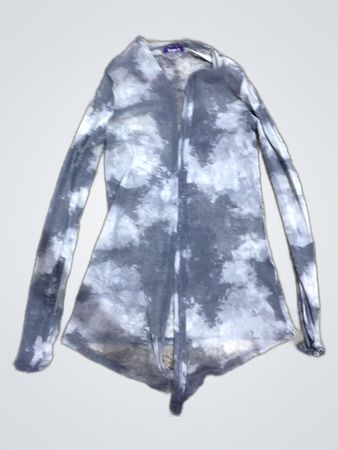 Paul Joe Sheer Tie-Dye Cardigan