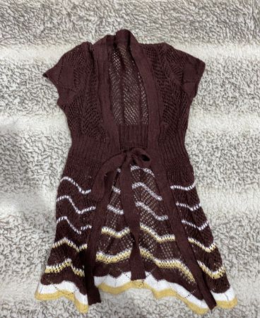 Brown Knit Dress