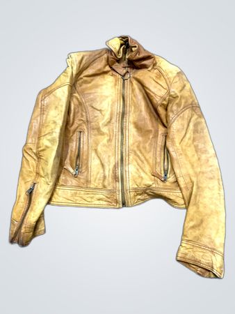 Distressed Leather Jacket