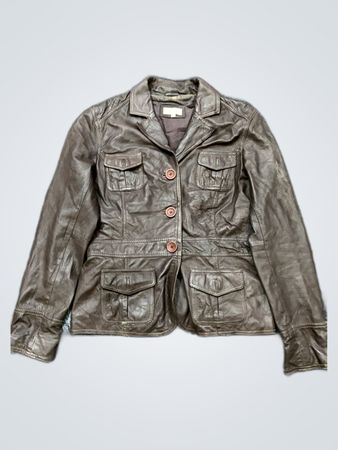 River Island Leather Blazer Jacket