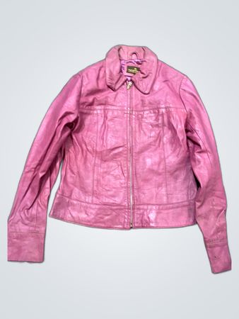 Pink Leather Jacket