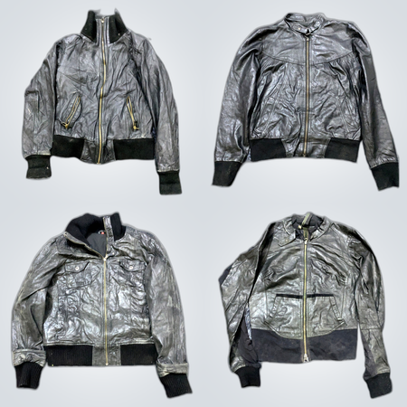 Y2K Leather Jacket Bundle