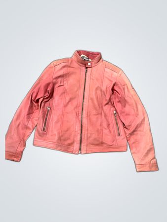 Pink Leather Jacket