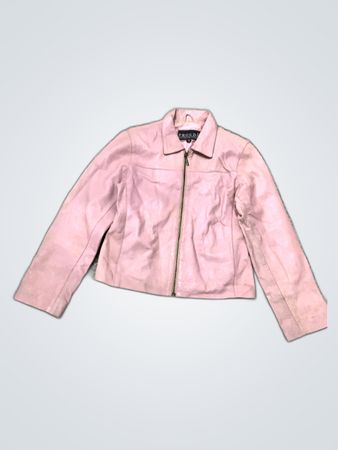 Pink Leather Jacket