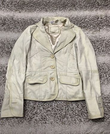 Diesel Leather Blazer Jacket