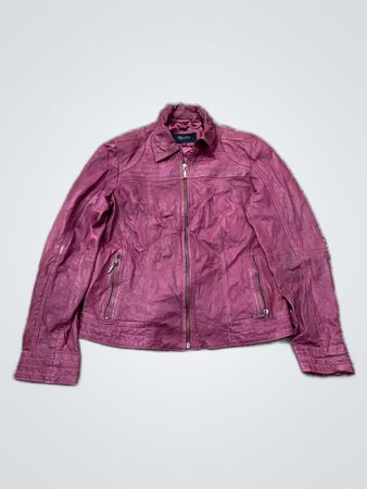 Michael Kors Pink Leather Jacket