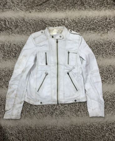 White Leather Jacket