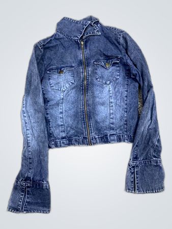 Denim Zip-Up Jacket