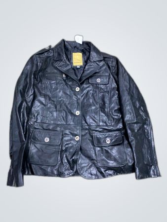 Aavera Black Leather Jacket