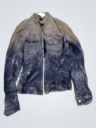 Distressed Leather Jacket