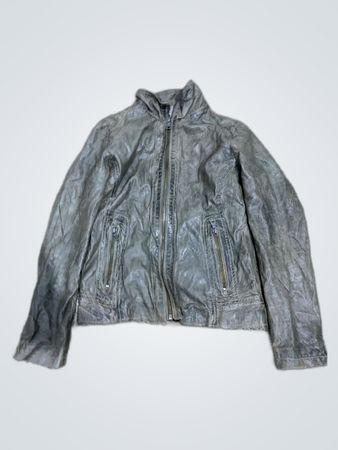 Distressed Leather Jacket