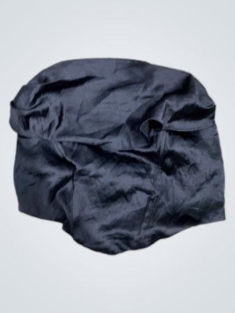 Black Satin Bra
