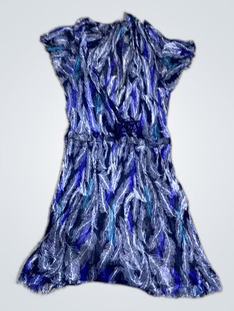 Printed Wrap Blouse