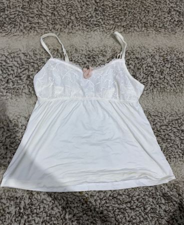 White Lace Camisole Top