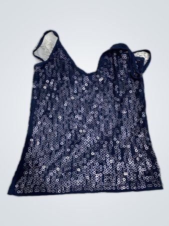Unbranded Black Sequined Camisole Top