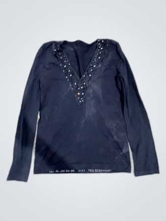 Black Long Sleeve Top