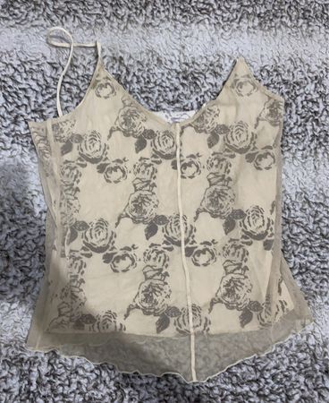 Sheer Floral Top