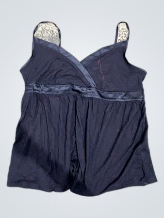 Black Wrap Camisole Top